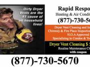 Westchester Affordable Dryer Vent “DUCT” Cleaning & Fireplace “Chimney” Inspections   GUARANTEED SER