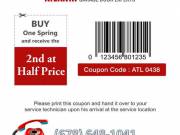  Buy 1 garage door spring and get 2nd at half price, Stockbridge | (678) 648-1041