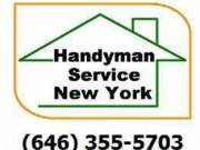 Furniture assembly, TV mounting, 646 355 5703, Manhattan, Bronx, Queens, Brooklyn, Handyman, 