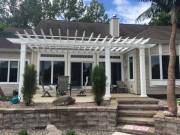 Quality Plastic Pergola Kits & Parts. Contractor Pricing available for Post, Rail & Fence