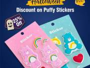 Happy Halloween Discount on Puffy Stickers | RegaloPrint