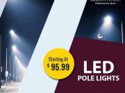  Install Commercial (LED Pole Lights) For Graceful Ambience