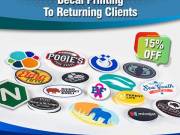 15% Discount on Decal Printing To Returning Clients | RegaloPrint
