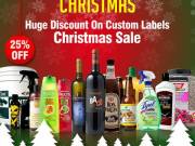 Huge Discount On Custom Labels - Christmas Sale - RegaloPrint