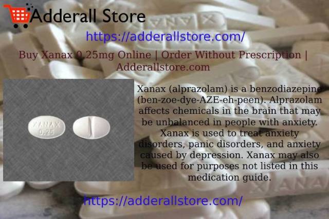 Xanax 0.25mg online