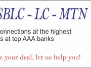 SBLC / BG Available With Monetization