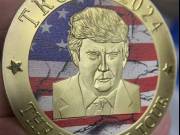 FREE Donald Trump 2024 Gold Coin. 