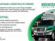 Advantage Logistics is looking to offer cooperation to owner/operators with Cargo/Sprinter van Box/ 