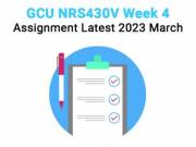 GCU NRS430V Week 4 Assignment Latest 2023 March
