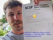 Real BCSP Certifications in Mexico - USA